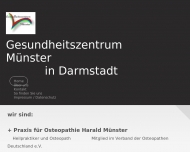 Website Gesundheitszentrum Münster