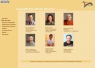 Website Gesundheitszentrum Münster