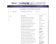 Website Horz + Ladewig Ingenieurges.