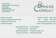 Bild Bahlke Consult Ingenieurgesellschaft mbH