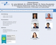 Bild Panzer Giselher Dr. , Witthft Julia Dr. u. Roudeniklis Petros Dr. Zahnrzte