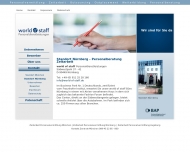 Website world of staff Personaldienstleistungen