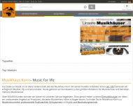 Bild Musikhaus Korn - Musikinstrumente - Musiker-Equipment - Online ...