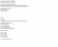 Bild IAPR Wiesbaden - Krankengymnastik