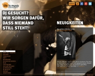 Bild life is music - dj booking agentur