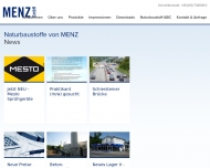 Bild MENZ Naturbaustoffe - Natursteine, Pflastersteine und Findlinge