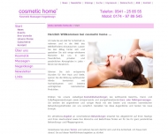 Website cosmetic home