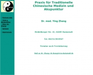 Dr.med.Zhang Praxis f. TCM u. Akupunktur Darmstadt