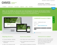 Bild Webdesign Darmstadt / Webdesign Frankfurt / CHIVES  Bro fr ...