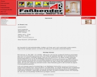 Website Raumausstatter Fa�bender