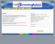 Website Malermeister Hans Benninghaus