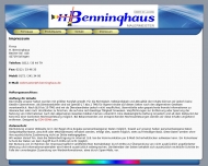 Website Malermeister Hans Benninghaus