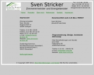 Website Zimmerei Stricker