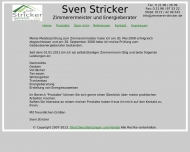 Website Zimmerei Stricker