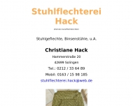 Bild Stuhlflechterei Christiane Hack