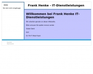 Bild Frank Henke - IT-Dienstleistungen
