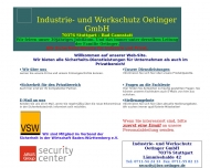 Bild Industrie- und Werkschutz Oetinger GmbH