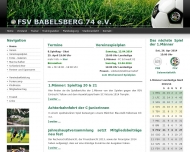 Bild Fuballsportverein Babelsberg 74 e.V. Sportverwaltung