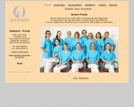 Website Zahnarztpraxis Dres. Christiane und Hans-Joachim Schneider