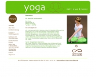 Website Yoga in Nürnberg mit Eve Krenz