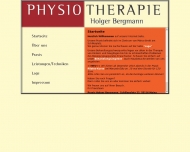 Website Physiotherapie Praxis - Holger Bergmann
