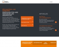 Website KHB Maschinen- und Anlagenbau