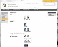Website Mannheimer Versicherungen