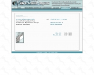 Website Dr. med. Johann-Peter Weis