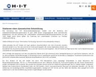 Website Personaldienstleistungen und Zeitarbeit HIT - Personal