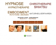 Bild Hypnose, Hypnotherapie, Chirotherapie, Shiatsu, Embodiment ...