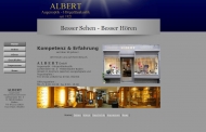 Website Albert Augenoptik Hörgeräteakustik