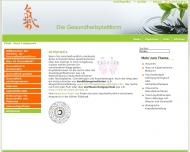 Website MediChi Gesundheitsinstitut