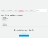 Website B.A.C. Bau- und Anlagenconsult Dr.Barleben