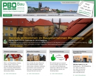 Bauunternehmen Magdeburg, Baufirma Magdeburg, Wohn- und Gewerbebau, Albausanierung, Balkonbau, Dachd...