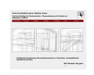 Website Freie Architektin und Bausachverständige Anne-Kathrin Gross