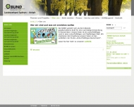Website Bund für Umwelt u. Naturschutz Deutschland, LV Sachsen-Anhalt