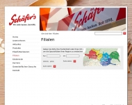 Website Sch�fer's Brot- und Kuchen Spezialit�ten