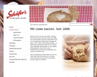 Website Sch�fer's Brot- und Kuchen Spezialit�ten