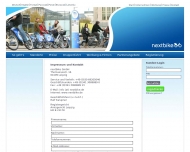 Website nextbike - Das Fahrradverleihsystem