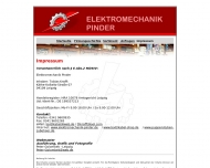 Website Elektromechanik Pinder Leipzig - Elektro Leipzig