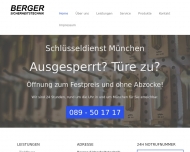 Website Berger Sicherheitstechnik