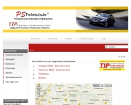Website TIP Fahrschule + Sportbootschule
