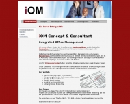 Website iOM Concept & Consultant UG