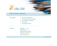 Lima GbR Unternehmensberatung Gewerbliche Buchf?hrungshilfe Private Arbeitsvermittlung B?roservice V...