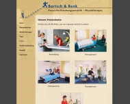 Website BARTSCH & BENK Praxis für Krankengymnastik