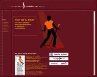 Website S-eins Tanzschule, Gesangsschule, Schauspielschule