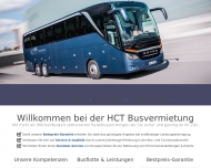 Website HCT Busvermietung