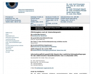 Website �ber�rtliche Gemeinschaftspraxis f�r Augenheilkunde in Essen, NRW