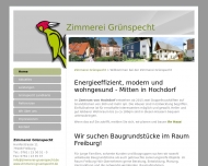 Bild Herzlich Willkommen bei der Zimmerei-Grnspecht!