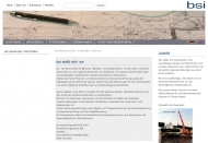 Website BSI Ingenieurgesellschaft